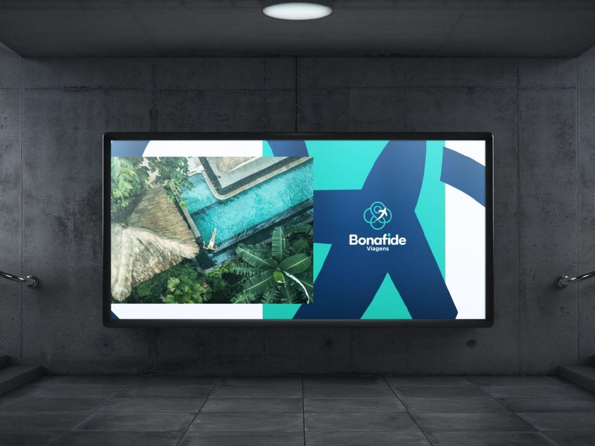 Bonafide Viagens em painel digital