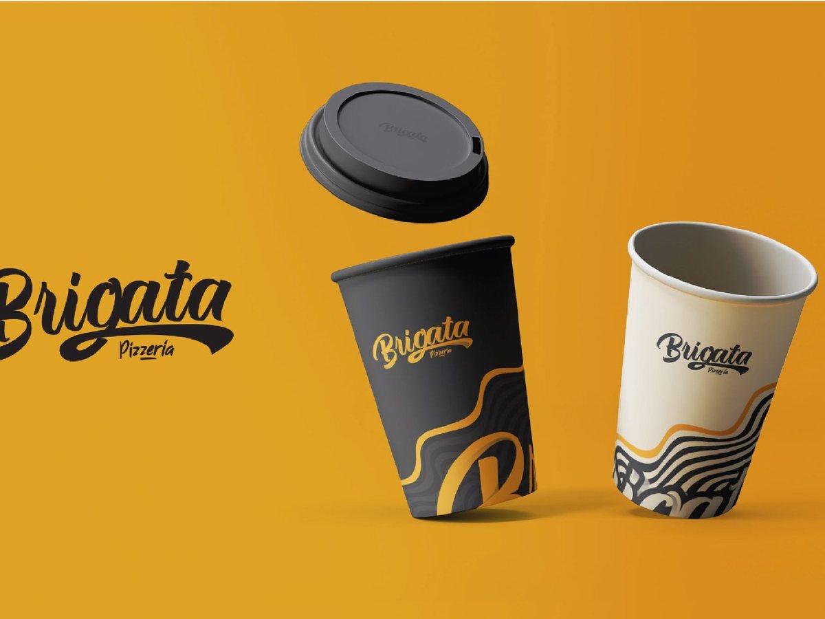 Brigata Pizzeria: Identidade para uma pizzaria moderna e vibrante, de ingredientes de qualidade, sabores criativos e clima descontraído.