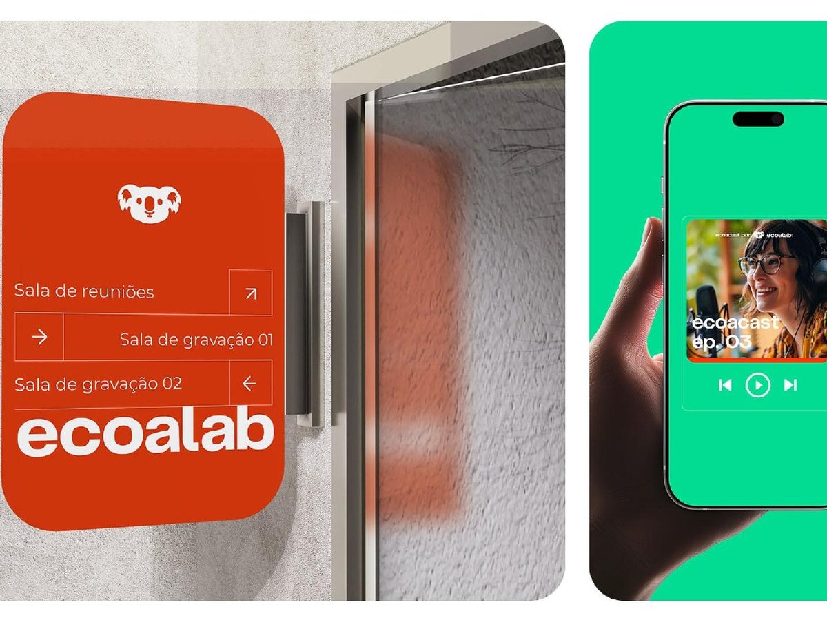 Recording-room signage and the Ecoacast app