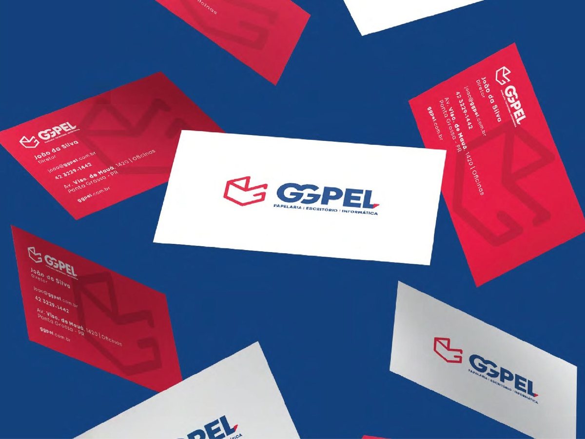 GGPEL: Redesign para uma loja de departamento com papelaria, informática e artesanato que atende de pais a compradores corporativos.