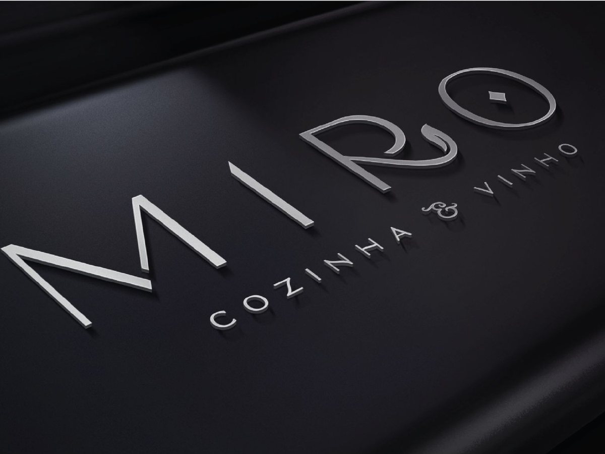 Miro Cozinha & Vinho: Naming e identidade para um restaurante de alto padrão que mistura cozinha brasileira e italiana harmonizada com vinhos.