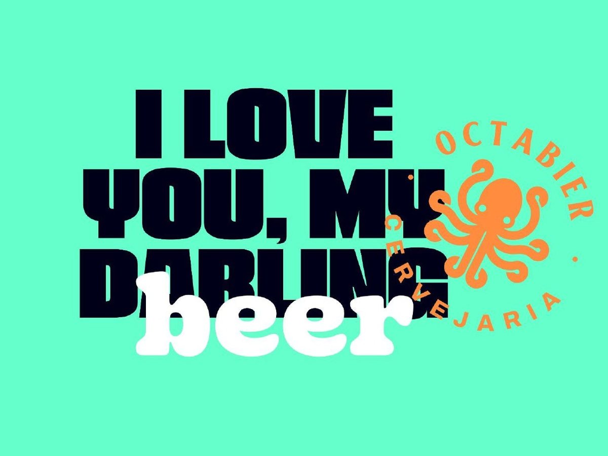 Pieza “I love you, my darling beer”