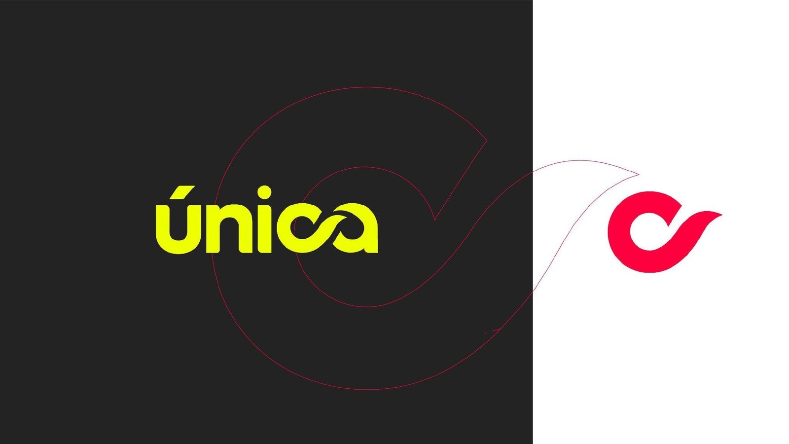 Logo Única e símbolo isolado